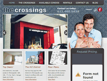 Tablet Screenshot of crossingscondosmpls.com